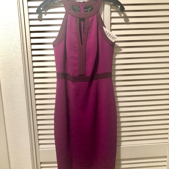 JAY GODFREY WOODWARD KEYHOLE COCKTAIL DRESS - Picture 2 of 3